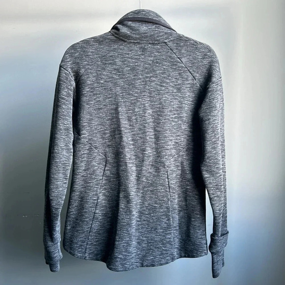 Champion Zip Up Jacket Gray | Women's Zip Up Jacket | Champion | Champion Jacket - Picture 9 of 10